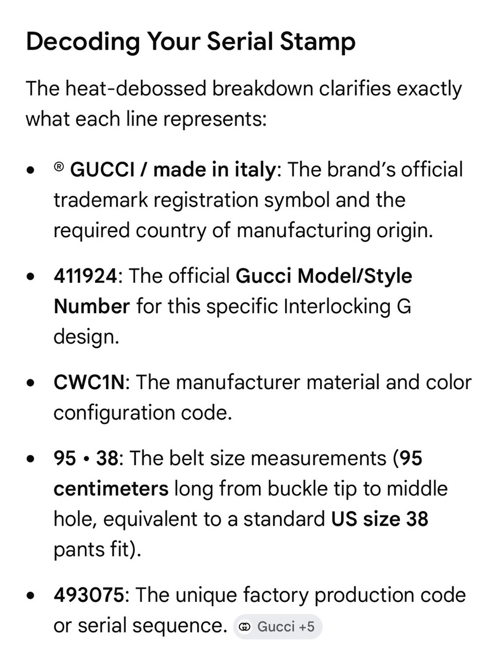 Gucci Silver GG Black Leather Guccissima Belt 95/38 - Picture 12 of 14